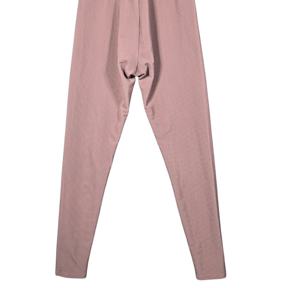 Onzie Jumpsuit Small Medium Mauve Ribbed Unitard Yoga Dance Lounge Activewear - Picture 10 of 10